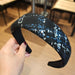 Wholesale flat hair hoop JDC-HD-O277 Headband JoyasDeChina Lake blue Wholesale Jewelry JoyasDeChina Joyas De China