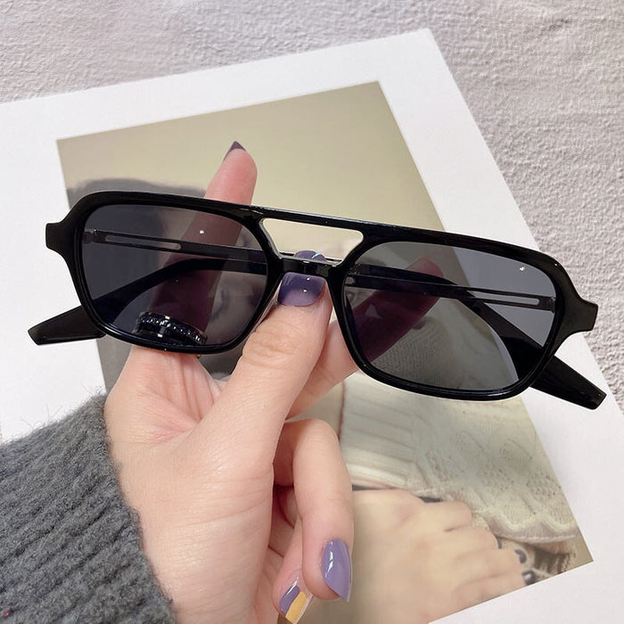 Wholesale flat metal leg Sunglasses JDC-SG-JinF036 Sunglasses 季丰 black Wholesale Jewelry JoyasDeChina Joyas De China