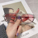 Wholesale flat metal leg Sunglasses JDC-SG-JinF036 Sunglasses 季丰 pink Wholesale Jewelry JoyasDeChina Joyas De China