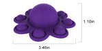 Wholesale flip colorful Octopus silicone decompression toys JDC-FT-HC024 fidgets toy 华创 Wholesale Jewelry JoyasDeChina Joyas De China