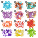Wholesale flip colorful Octopus silicone decompression toys JDC-FT-HC024 fidgets toy 华创 tie-dyed random Wholesale Jewelry JoyasDeChina Joyas De China