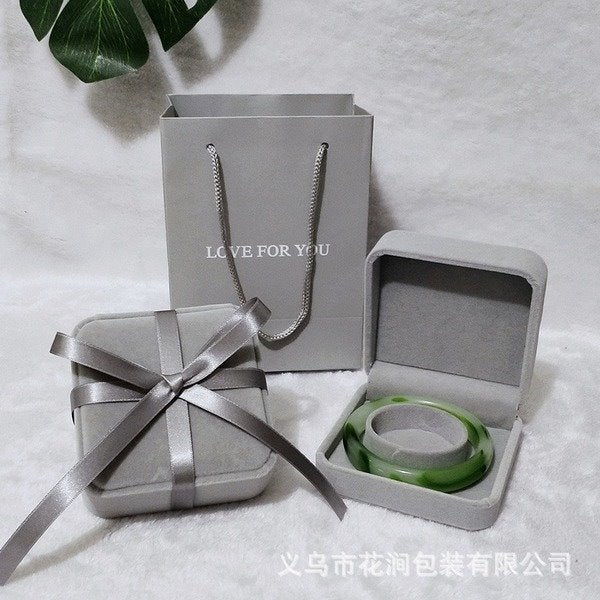 Wholesale flip flannel jewelry packaging box JDC-JP-HuaJ002 Jewelry packaging 花涧 Wholesale Jewelry JoyasDeChina Joyas De China