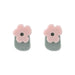 Wholesale flocking flower geometric Earrings JDC-ES-MS130 Earrings JoyasDeChina Wholesale Jewelry JoyasDeChina Joyas De China