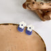 Wholesale flocking flower geometric Earrings JDC-ES-MS130 Earrings JoyasDeChina white Wholesale Jewelry JoyasDeChina Joyas De China