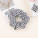 Wholesale floral striped fabric Hair Scrunchies JDC-HS-YL004 Hair Scrunchies JoyasDeChina 6 Wholesale Jewelry JoyasDeChina Joyas De China