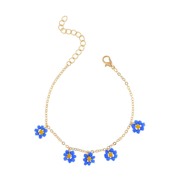 Wholesale flower alloy rice beads flower bracelet JDC-BT-Yida003 Bracelet 宜达 50 Wholesale Jewelry JoyasDeChina Joyas De China