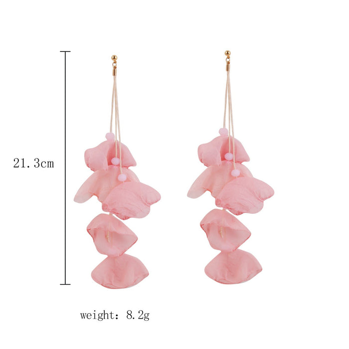 Wholesale flower beaded earrings JDC-ES-ManY006 Earrings 满溢 11 Wholesale Jewelry JoyasDeChina Joyas De China