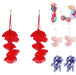 Wholesale flower beaded earrings JDC-ES-ManY006 Earrings 满溢 Wholesale Jewelry JoyasDeChina Joyas De China
