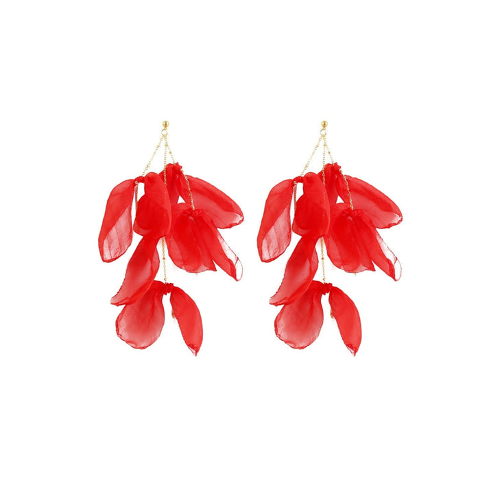 Wholesale flower beaded earrings JDC-ES-ManY006 Earrings 满溢 14 Wholesale Jewelry JoyasDeChina Joyas De China