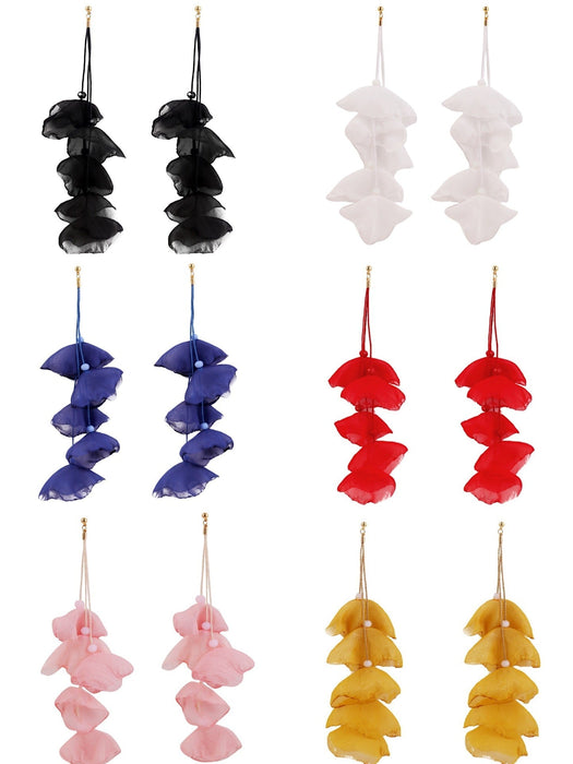 Wholesale flower beaded earrings JDC-ES-ManY006 Earrings 满溢 Wholesale Jewelry JoyasDeChina Joyas De China