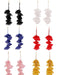 Wholesale flower beaded earrings JDC-ES-ManY006 Earrings 满溢 Wholesale Jewelry JoyasDeChina Joyas De China