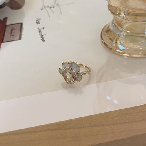 Wholesale flower open alloy rings JDC-RS-W206 Rings JoyasDeChina Wholesale Jewelry JoyasDeChina Joyas De China
