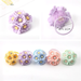 Bulk Jewelry Wholesale flower rubber yellow/pink Hair Scrunchies JDC-HS-K048 Wholesale factory from China YIWU China