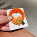Wholesale fluorescent love smiling face Hair Scrunchies JDC-HS-GSFS006 Hair Scrunchies 夙尚 A292-3orange Wholesale Jewelry JoyasDeChina Joyas De China