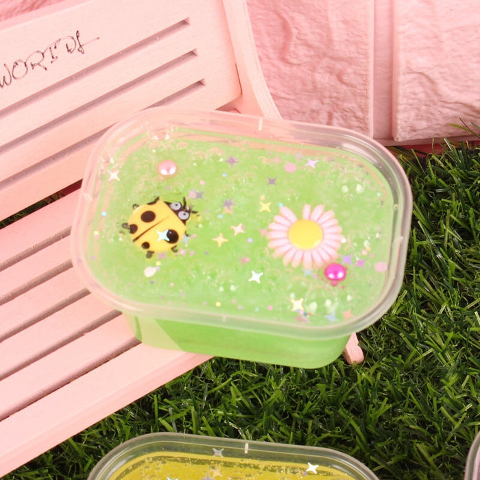 Wholesale Foaming Glue Crystal Mud Slime Decompression Toys JDC-FT-LingK002 fidgets toy 灵卡 green Wholesale Jewelry JoyasDeChina Joyas De China