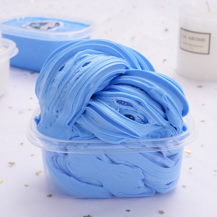 Wholesale Foaming Glue Crystal Mud Slime Decompression Toys JDC-FT-MaiM001 fidgets toy 麦苗 blue Wholesale Jewelry JoyasDeChina Joyas De China