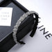 Wholesale fold hot drill out band drill Headband JDC-HD-YingT002 Headband 迎泰 1.5white Wholesale Jewelry JoyasDeChina Joyas De China