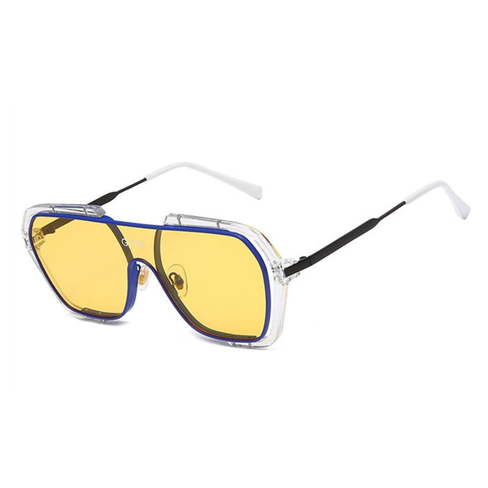 Wholesale Frameless Large Frame Resin Lens PC Metal Sunglasses JDC-SG-JinF032 Sunglasses 季丰 Wholesale Jewelry JoyasDeChina Joyas De China