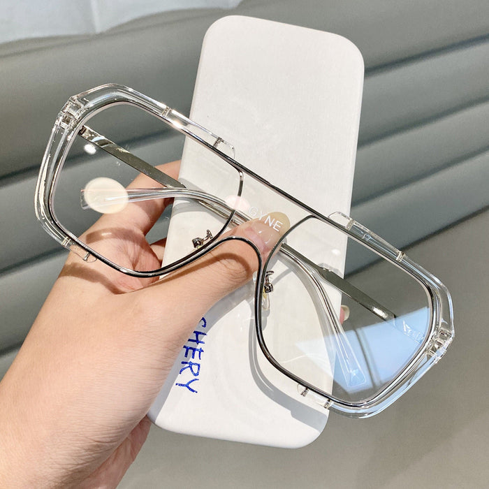 Wholesale Frameless Large Frame Resin Lens PC Metal Sunglasses JDC-SG-JinF032 Sunglasses 季丰 Wholesale Jewelry JoyasDeChina Joyas De China