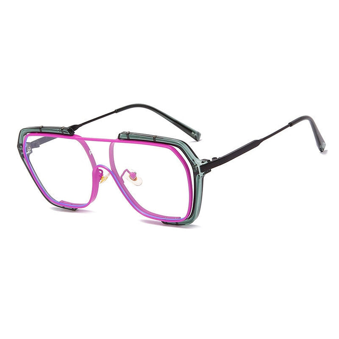 Wholesale Frameless Large Frame Resin Lens PC Metal Sunglasses JDC-SG-JinF032 Sunglasses 季丰 Wholesale Jewelry JoyasDeChina Joyas De China