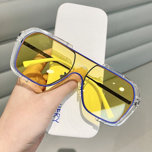 Wholesale Frameless Large Frame Resin Lens PC Metal Sunglasses JDC-SG-JinF032 Sunglasses 季丰 Wholesale Jewelry JoyasDeChina Joyas De China