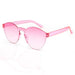 Wholesale Frameless One Piece PC Transparent Sunglasses JDC-SG-XingY003 Sunglasses 兴业 Wholesale Jewelry JoyasDeChina Joyas De China