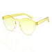 Wholesale Frameless One Piece PC Transparent Sunglasses JDC-SG-XingY003 Sunglasses 兴业 jianjin yellow Wholesale Jewelry JoyasDeChina Joyas De China