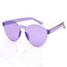 Wholesale Frameless One Piece PC Transparent Sunglasses JDC-SG-XingY003 Sunglasses 兴业 purple sheet Wholesale Jewelry JoyasDeChina Joyas De China