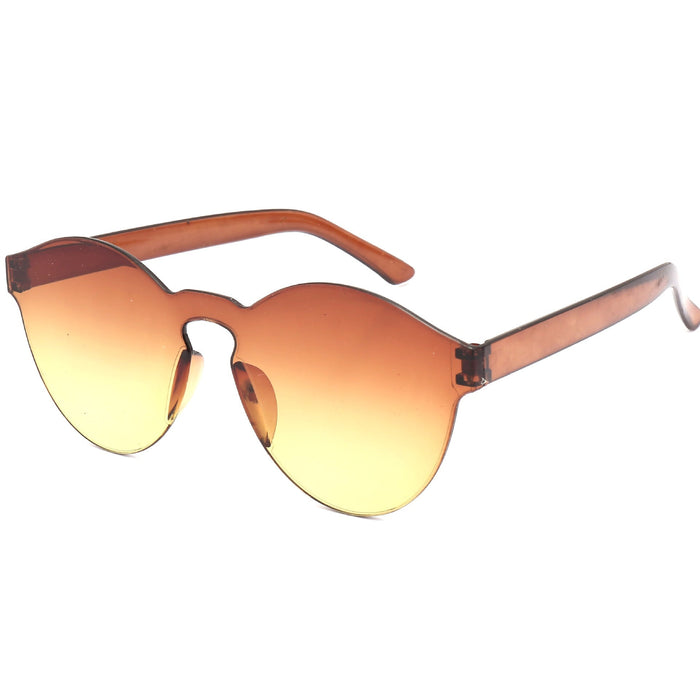 Wholesale Frameless One Piece PC Transparent Sunglasses JDC-SG-XingY003 Sunglasses 兴业 scxh Wholesale Jewelry JoyasDeChina Joyas De China