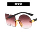 Wholesale frameless resin Sunglasses JDC-SG-KD105 Sunglasses 珂盾 Gradient tea as figure Wholesale Jewelry JoyasDeChina Joyas De China
