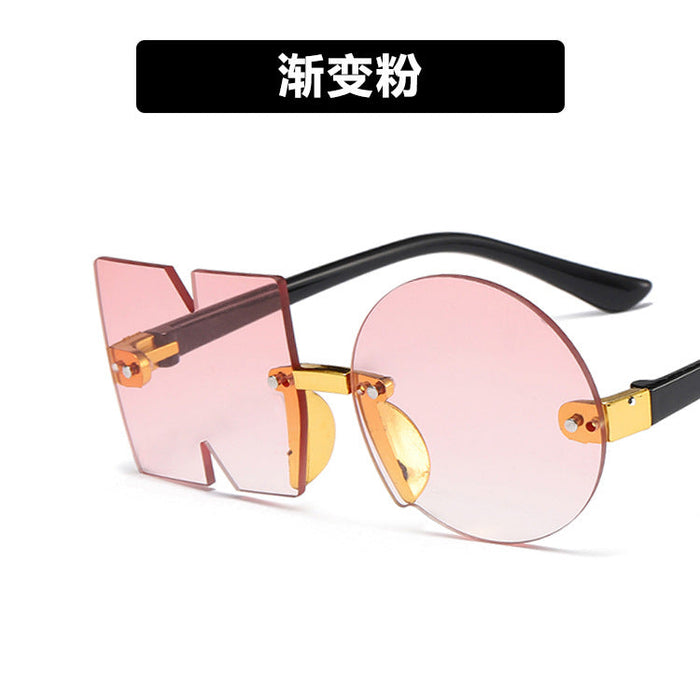 Wholesale frameless resin Sunglasses JDC-SG-KD105 Sunglasses 珂盾 pink as figure Wholesale Jewelry JoyasDeChina Joyas De China