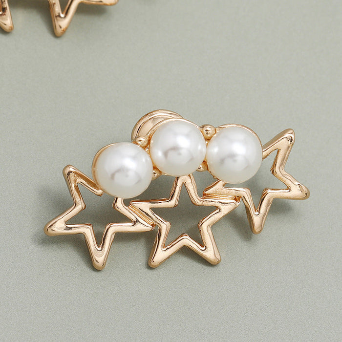Wholesale French fashion super immortal five pointed star Earrings JDC-ES-KQ084 Earrings JoyasDeChina Wholesale Jewelry JoyasDeChina Joyas De China