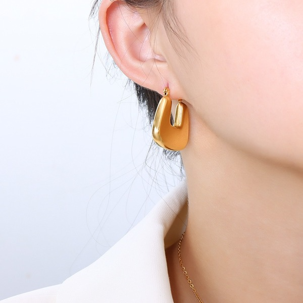 Wholesale French U-shaped earrings female earrings JDC-ES-JD193 Earrings JoyasDeChina Wholesale Jewelry JoyasDeChina Joyas De China