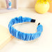 Wholesale fresh candy color hair compression Headband JDC-HD-O256 Headband JoyasDeChina blue Wholesale Jewelry JoyasDeChina Joyas De China