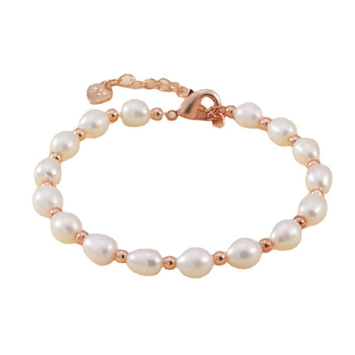 Wholesale Freshwater Pearl Baroque Small Pearl Bracelet JDC-BT-MiMeng015 Bracelet 米萌 Wholesale Jewelry JoyasDeChina Joyas De China