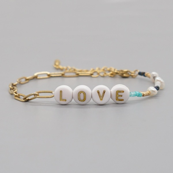 Wholesale Freshwater pearl woven beach style bracelet JDC-BT-GBH021 Bracelet JoyasDeChina Wholesale Jewelry JoyasDeChina Joyas De China
