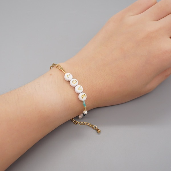 Wholesale Freshwater pearl woven beach style bracelet JDC-BT-GBH021 Bracelet JoyasDeChina Wholesale Jewelry JoyasDeChina Joyas De China