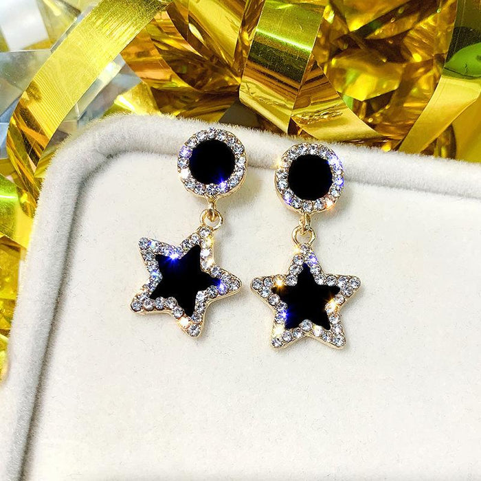Bulk Jewelry Wholesale fringed five-pointed star Earrings JDC-ES-sf019 Wholesale factory from China YIWU China
