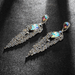 Wholesale fringed rhinestone long earrings JDC-ES-ZHONGW006 Earrings 众薇 Wholesale Jewelry JoyasDeChina Joyas De China