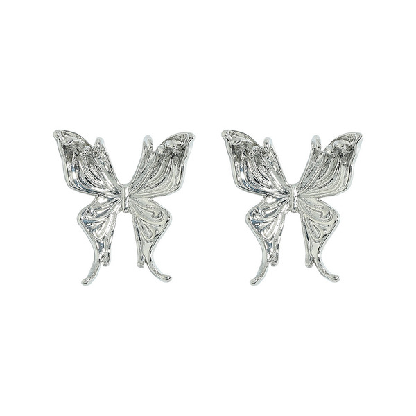 Wholesale frosted texture metal Earrings JDC-ES-JQ094 Earrings JoyasDeChina Wholesale Jewelry JoyasDeChina Joyas De China