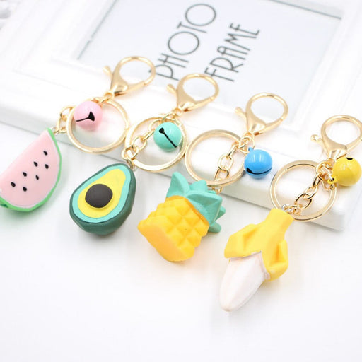 Wholesale Fruit Resin Alloy Keychain JDC-KC-Zuge034 Keychains 祖格 Wholesale Jewelry JoyasDeChina Joyas De China
