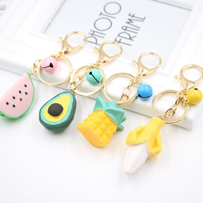 Wholesale Fruit Resin Alloy Keychain JDC-KC-Zuge034 Keychains 祖格 Wholesale Jewelry JoyasDeChina Joyas De China
