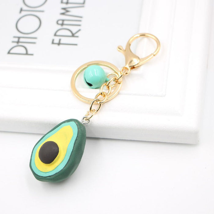 Wholesale Fruit Resin Alloy Keychain JDC-KC-Zuge034 Keychains 祖格 nyg / Wholesale Jewelry JoyasDeChina Joyas De China