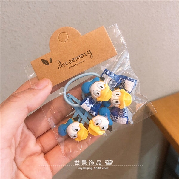 Wholesale fruit small rubber band does not hurt hair hair scrunchies MOQ≥5 JDC-HS-Shij008 Hair Scrunchies 世景 duck Wholesale Jewelry JoyasDeChina Joyas De China