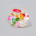 Bulk Jewelry Wholesale fruit wind plastic rings JDC-RS-JL003 Wholesale factory from China YIWU China