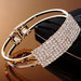 Wholesale full diamond alloy bracelet JDC-BT-RL033 Bracelet 瑞列 Golden Wholesale Jewelry JoyasDeChina Joyas De China