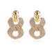 Wholesale full diamond alloy earrings JDC-ES-A092 Earrings 妙雅 1 Wholesale Jewelry JoyasDeChina Joyas De China