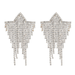 Wholesale full diamond geometric Tassel Earrings JDC-ES-JL513 Earrings JoyasDeChina Wholesale Jewelry JoyasDeChina Joyas De China