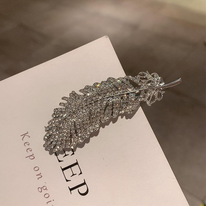 Bulk Jewelry Wholesale full diamond metal high-end fashion hair clip JDC-HD-bd019 Wholesale factory from China YIWU China