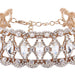 Wholesale full diamond pattern rhinestone bracelet JDC-BT-Xins002 Bracelet 心饰 golden Wholesale Jewelry JoyasDeChina Joyas De China